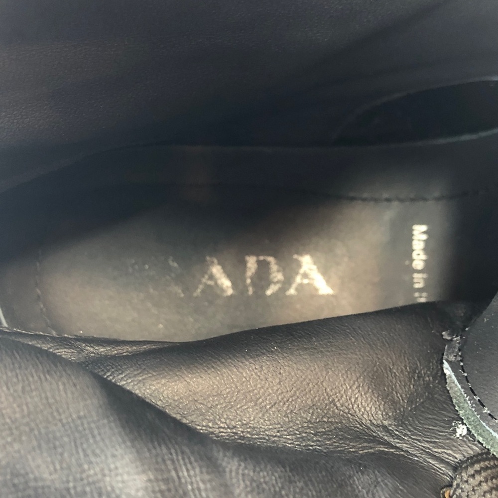Prada Black Leather & Nylon Lug Sole Platform Combat Boots EU 38 Made in Italy - Picture 11 of 17